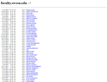 Tablet Screenshot of faculty.swosu.edu